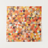 Abstract driehoek geometrisch naadloos patroon wandkleed (Voorkant (horizontaal))