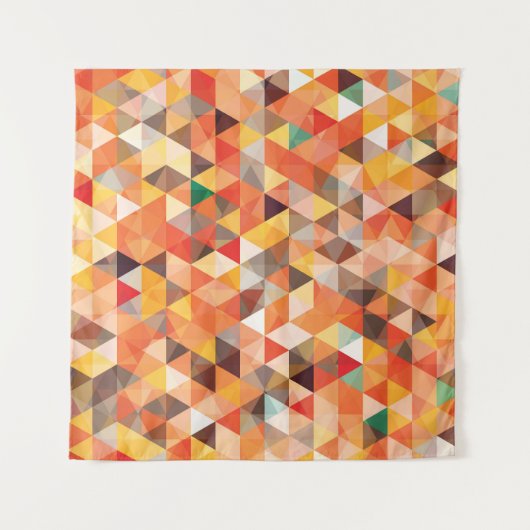 Abstract driehoek geometrisch naadloos patroon wandkleed (Voorkant)