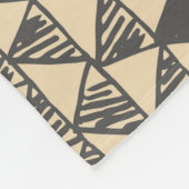 Abstract Driehoekpatroon. Fleece Deken (Hoek)