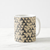 Abstract  Driehoekpatroon. Koffiemok (Voorkant rechts)