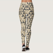 Abstract Driehoekpatroon. Leggings (Achterkant)
