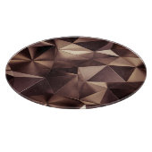 Abstract driehoekskristal, 3D-illustratie. Snijplank (Hoek)