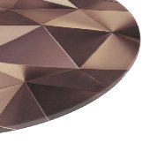 Abstract driehoekskristal, 3D-illustratie. Snijplank (Hoek)