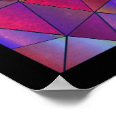 Abstract driehoeksontwerp poster (Hoek)