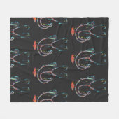 Abstract Dripping Stethoscope – Medical Art Fleece Deken (Voorkant (Horizontaal))