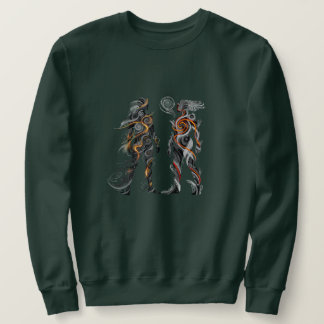 Abstract Duality Men’s Sweatshirt