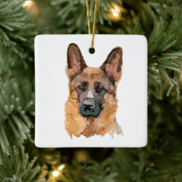 Abstract Duits Shepard Ornament