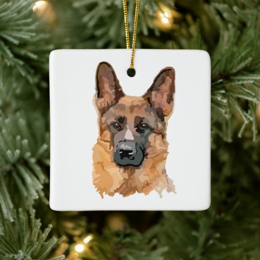Abstract Duits Shepard Ornament (Boom)
