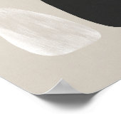 Abstract Duo - Neutral Tones Poster (Hoek)