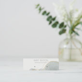 Abstract Dusky Glitter Shiny Earning Display Mini Visitekaartje (Staand voorkant)