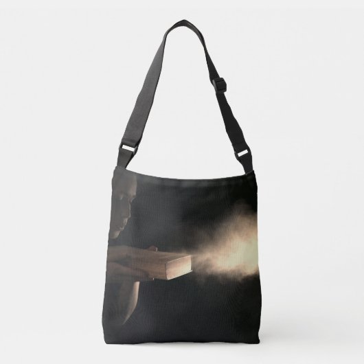 Abstract - Dusting off Book Crossbody Tas (Voorkant)