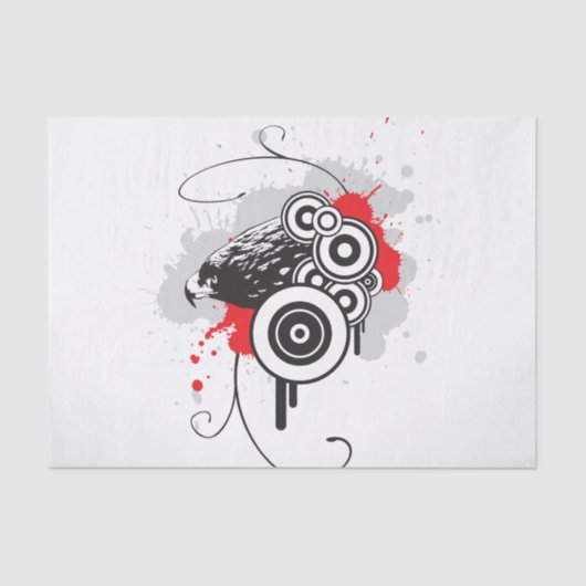 Abstract Eagle-weefselpapier Tissuepapier (Voorkant)