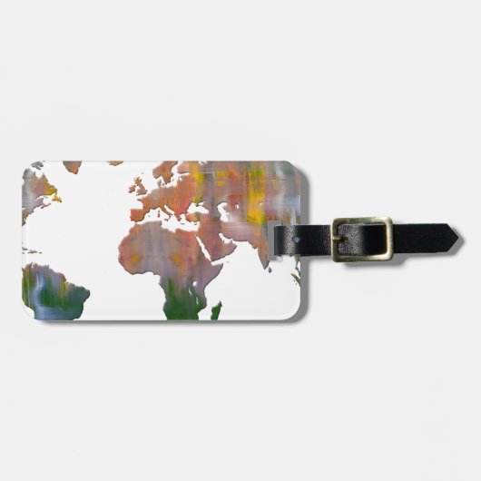 Abstract Earth Art Bagagelabel (Voorkant horizontaal)