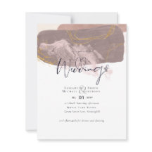 Abstract Earth Gold Bruiloft Nodig Budget Low Cost