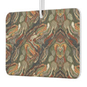 Abstract Earth Tone Swirl Pattern Luchtverfrisser (Links)