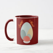 Abstract Easter Egg – Modern Art - caneca Mok (Links)