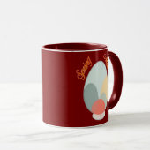 Abstract Easter Egg – Modern Art - caneca Mok (Voorkant rechts)