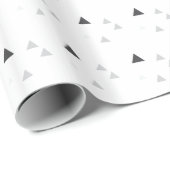 Abstract, eenvoudig geometrisch driehoekspatroon cadeaupapier (Rol Hoek)