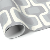 Abstract, eenvoudig geometrisch driehoekspatroon cadeaupapier (Rol Hoek)