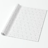 Abstract, eenvoudig geometrisch driehoekspatroon cadeaupapier (Uitgerold)