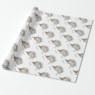 Abstract egelverlooppapier cadeaupapier