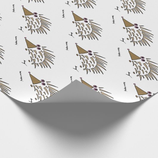 Abstract egelverlooppapier cadeaupapier (Hoek)