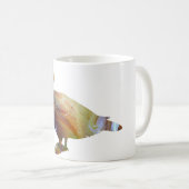 Abstract Eider duck silhouet Koffiemok (Voorkant rechts)