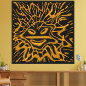 Abstract El Sol de Jayuya Canvas Afdruk (Insitu (Woonkamer))