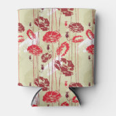 Abstract Elegance florale patroon 2 Blikjeskoeler (Voorkant)