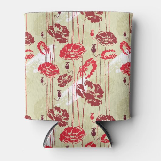 Abstract Elegance florale patroon 2 Blikjeskoeler (Voorkant)