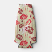 Abstract Elegance florale patroon 2 Flesjeskoeler (Voorkant)