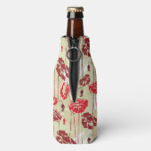 Abstract Elegance florale patroon 2 Flesjeskoeler (Fles Achterkant)