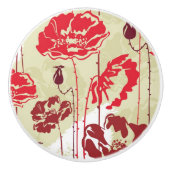 Abstract Elegance florale patroon 2 Keramische Knop (Voorkant)