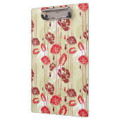 Abstract Elegance florale patroon 2 Klembord (Links)