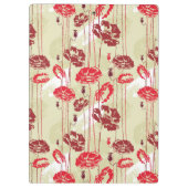 Abstract Elegance florale patroon 2 Klembord (Achterkant)