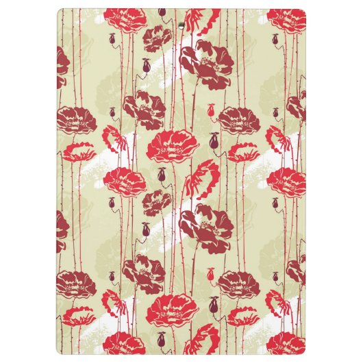 Abstract Elegance florale patroon 2 Klembord (Achterkant)