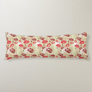 Abstract Elegance florale patroon 2 Lichaamskussen