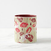 Abstract Elegance florale patroon 2 Mok (Midden)