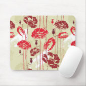 Abstract Elegance florale patroon 2 Muismat (Met muis)