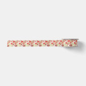 Abstract Elegance florale patroon 2 Satijnen Lint (Voorkant)