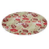 Abstract Elegance florale patroon 2 Snijplank (Hoek)