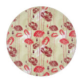 Abstract Elegance florale patroon 2 Snijplank (Voorkant)