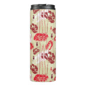 Abstract Elegance florale patroon 2 Thermosbeker (Achterkant)