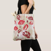 Abstract Elegance florale patroon 2 Tote Bag (Dichtbij)