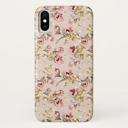 Abstract Elegance florale patroon 3 Case-Mate iPhone Case (Achterkant)
