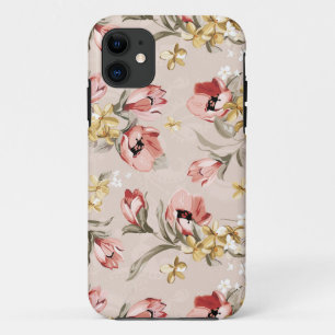 Abstract Elegance florale patroon 3 iPhone 11 Hoesje