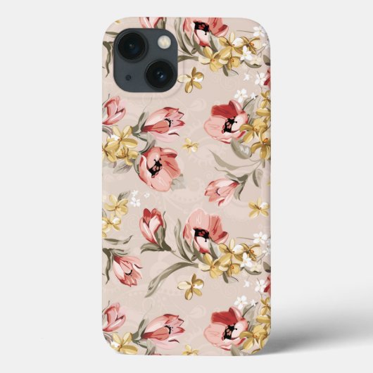 Abstract Elegance florale patroon 3 Case-Mate iPhone Case (Achterkant)