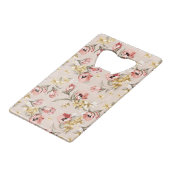 Abstract Elegance florale patroon 3 Creditkaart Flessenopener (Voorkant Gekanteld)