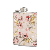 Abstract Elegance florale patroon 3 Heupfles (Links)