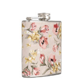 Abstract Elegance florale patroon 3 Heupfles (Rechts)